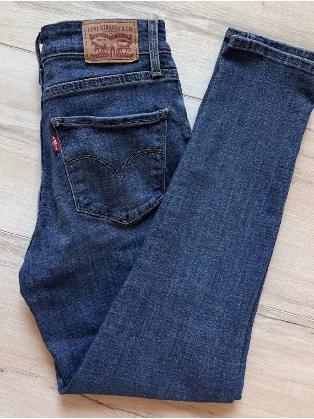 Levi's 721 Indigo Skinny Denim Jeans for Women